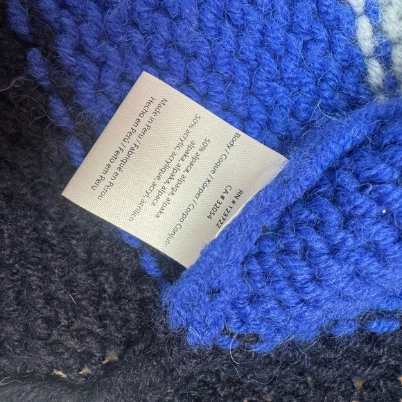 Xirena Apres Ski Sweater Stripe Chunky Soft Knit Pullover Oversized Size S - Picture 11 of 12